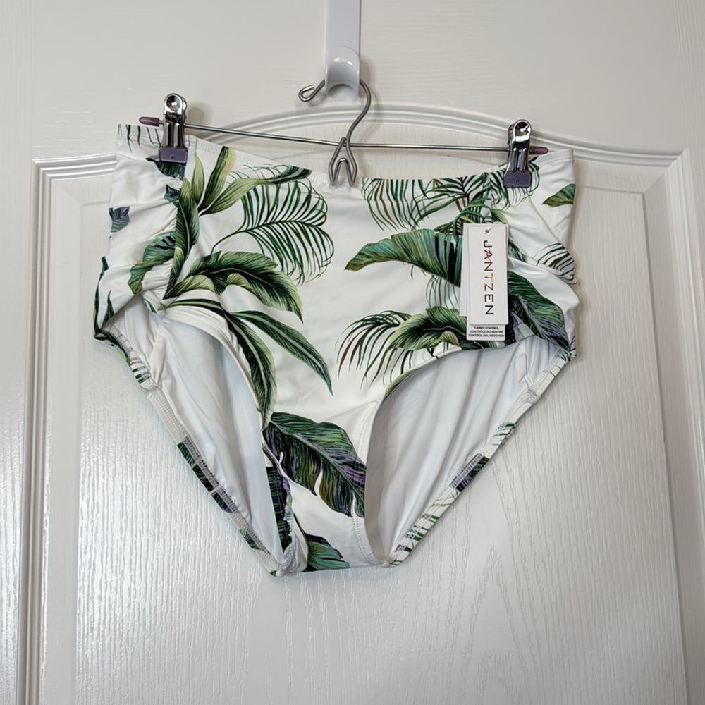 Jantzen Two Piece Tankini Swim Suit with Tummy Control Size 14 - Picture 4 of 16